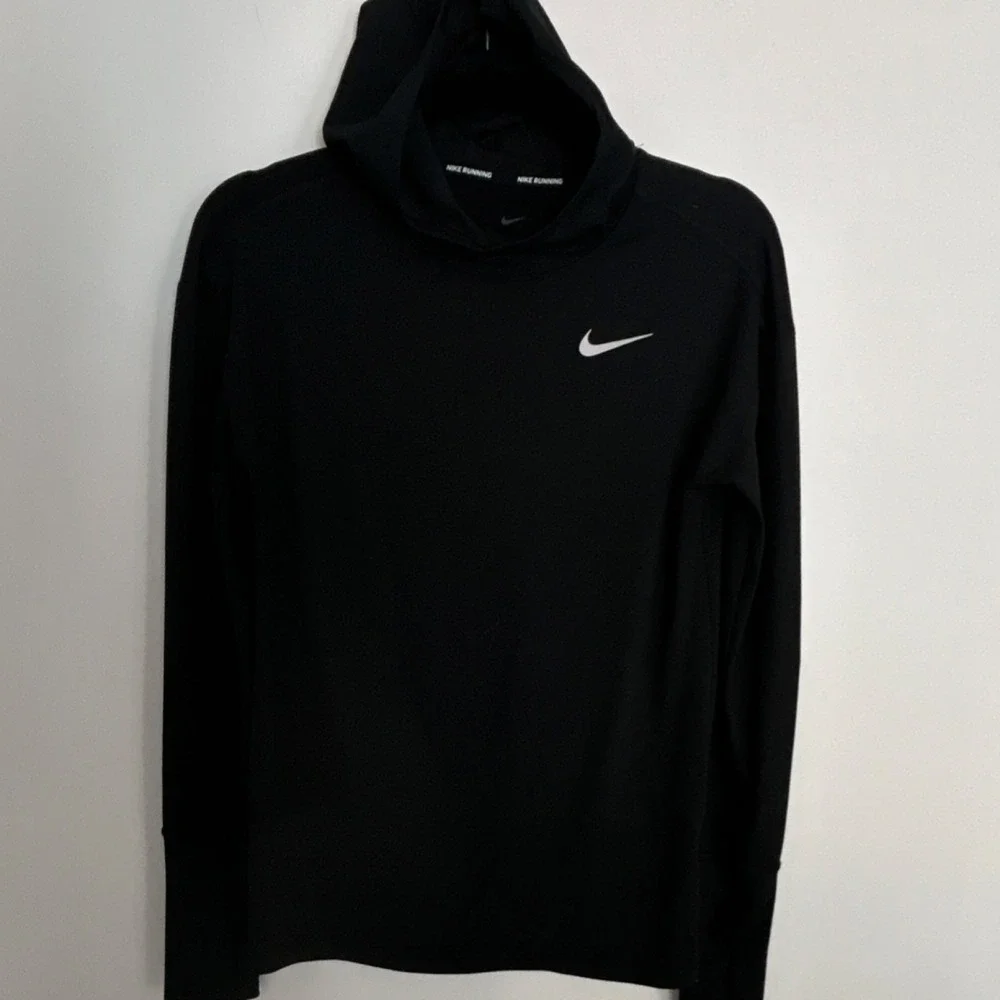 Nike Running Dri-FIT Pullover Hoodie Black XS Men's Or Women's Long Sleeve
